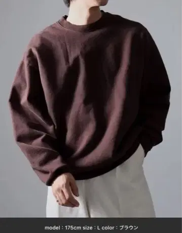 로스앤젤레스 어패럴 맨투맨 xl 브라운