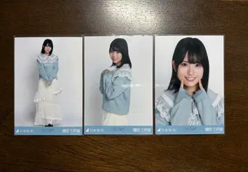 노기자카46 마스다 미리온 카라 부착 코디 브로마이드 3종 컴프