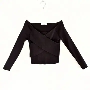 ZARA 자라 M 숏 기장 오프숄더 래글런 긴팔 니트