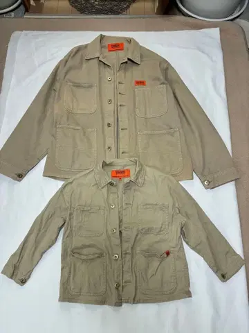 새상품급 UNIVERSAL OVERALL 커버올 부모 자식 2세트