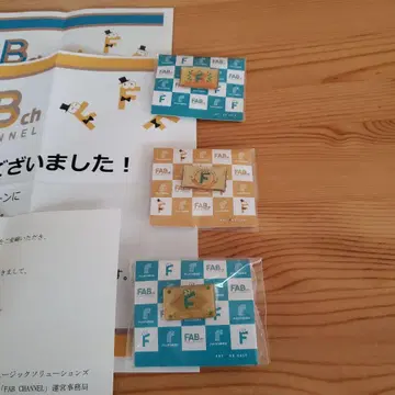 3FABch 핀 배지 3개 세트 (1, 2, 4주년) 후지패브릭