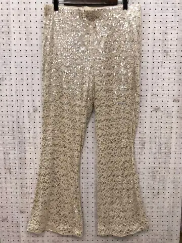 블링블링 파티 디스코 구제 의류 총 스팽글 부츠컷 팬츠