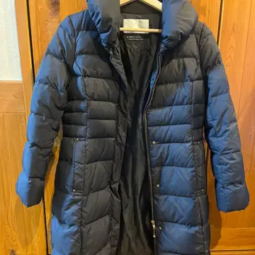 블랙 퀼팅 다운 자켓