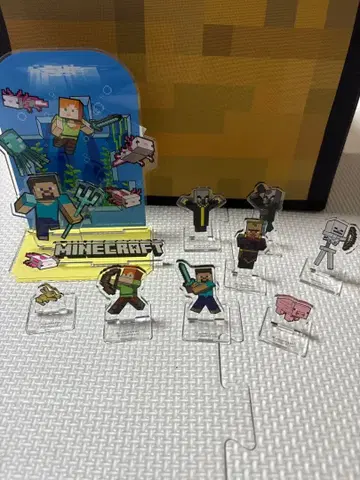 Minecraft 아크릴 스탠드 9세트