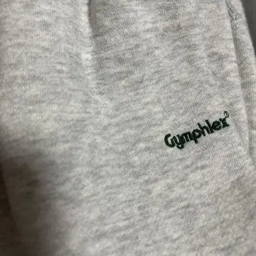 Gymphlex 그레이 후드 부착 후드티