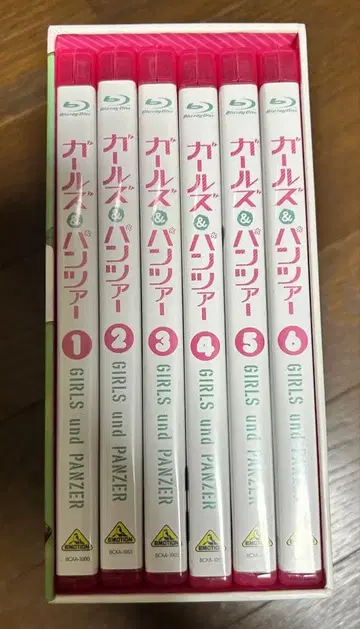 걸즈 & 판처 Blu-ray 1~6
