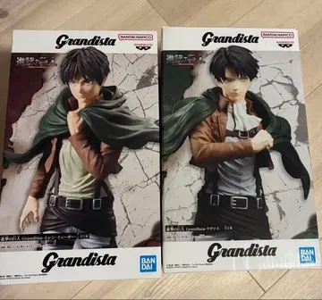 진격의 거인 Grandista 피규어 리바이 엘렌 2종 세트