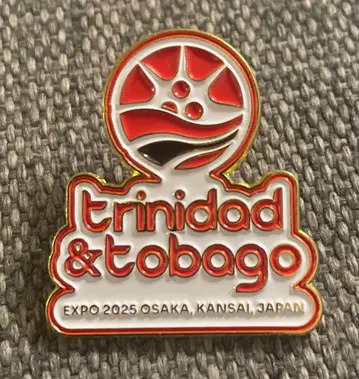 오사카 간사이 만박 트리니다드 토바고 핀 배지