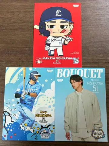 사이타마 세이부 라이온즈 BBM bouquet 페코짱 니시카와 아야