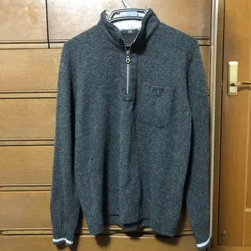 23구 집업 니트 스웨터