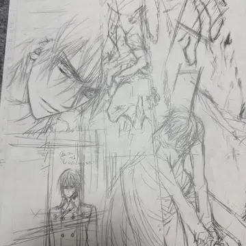 뱀파이어 기사 원화전 한정판 직필 원고 하채