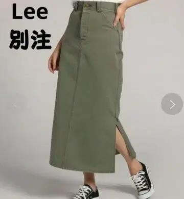 Lee 별주 하이픈월드 갤러리 레이스업 스커트 하이웨스트