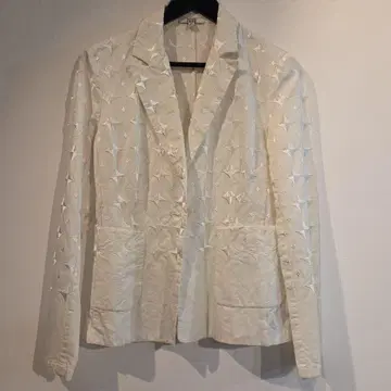 GIANFRANCO FERRE 별 패턴 자수 블레이저 42