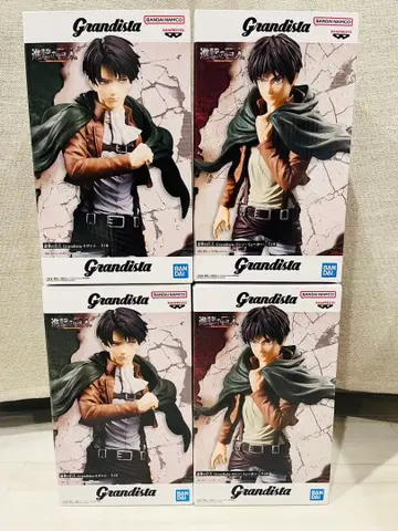 진격의 거인 Grandista 리바이 엘렌 피규어 2종 4체 세트