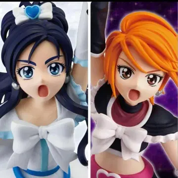 빛의 전사 프리큐어 큐어 화이트 큐어 블랙 피규어 2종 세트