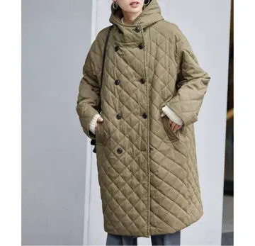 framework 퀼팅 후디 코트 카키 38