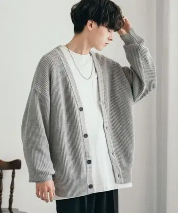 Rocky Monroe 하이 벌키 편하찌 가디건