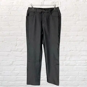 12292 크리스천 오자르 슬랙스 광택 블랙 스트레치 팬츠 구제 의류