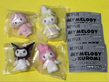 Netflix 마이멜로디&쿠로미 플로키 피규어 컴프 4개 세트