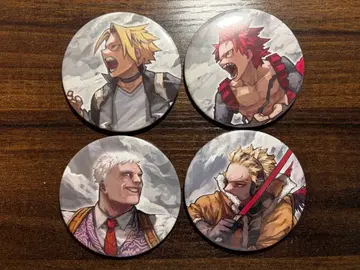 나의 히어로 아카데미아 원화전 컬렉션 캔뱃지 호크스 키리시마 카미나리