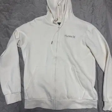 Hurley 지퍼 후드티 화이트