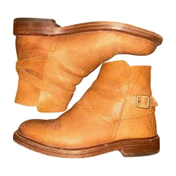 made in Italy leather belt boots