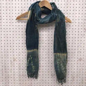 레트로 올드 오리엔탈 에스닉 코어 구제 의류 잡화 염색 프린지 스톨