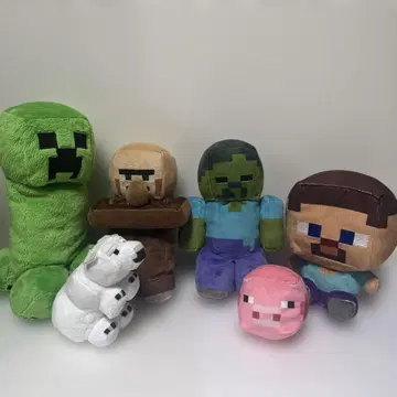 Minecraft 봉제 인형 6체 세트