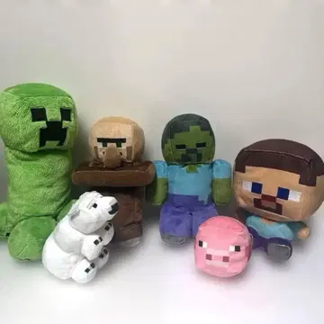 Minecraft 봉제 인형 6체 세트