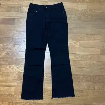 블랙 부츠컷 데님 30