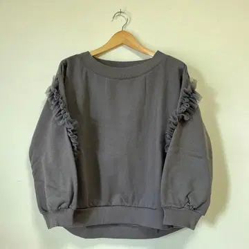 31 Sons de mode 프릴 소매 트레이닝복 긴팔 그레이 무지