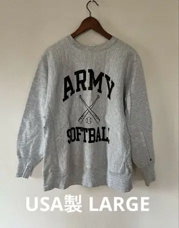 L 사이즈 ARMY SOFTBALL 리버스 위브 챔피온 USA 제조