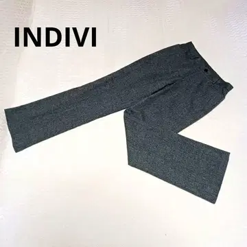 INDIVl 그레이 슬랙스