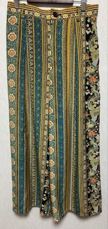 &ellecy 안드엘시 차이나 스트라이프 와이드 팬츠