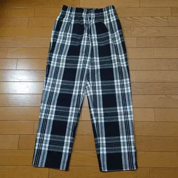 [ 새상품 미사용 ] GU 모노톤 체크 이지 팬츠 남성용 사이즈 M