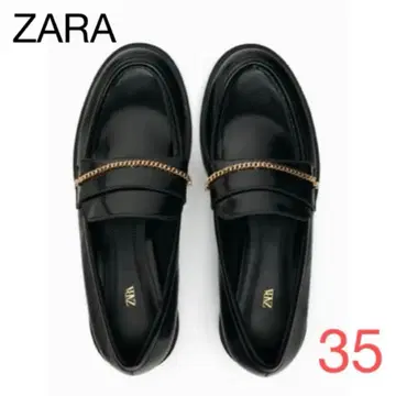 ZARA 블랙 로퍼 35