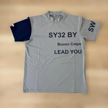 SY32 by SWEETYEARS 모크넥 T셔츠 XL