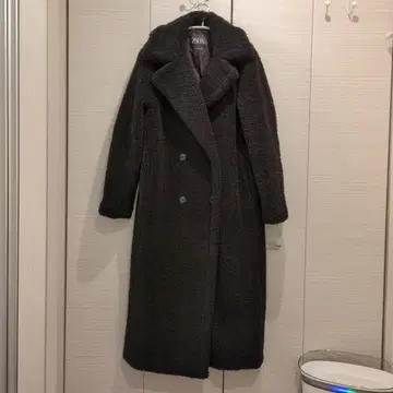 ZARA 블랙 롱 코트 S