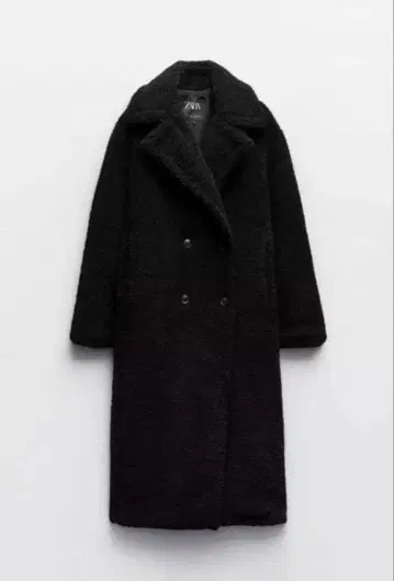 ZARA 블랙 롱 코트 S