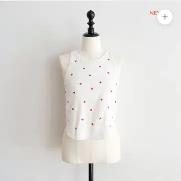 SeaRoomlynn 하트 자수 패드인 여성용 탱크