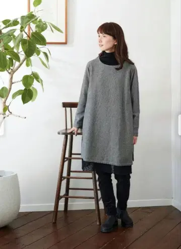 써니클라우드 빅 사이즈 LL 숄더 레이스 튜닉