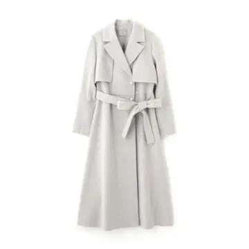 JILLSTUART 펄 버튼 울 트렌치코트