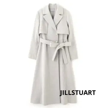 JILLSTUART 펄 버튼 울 트렌치코트