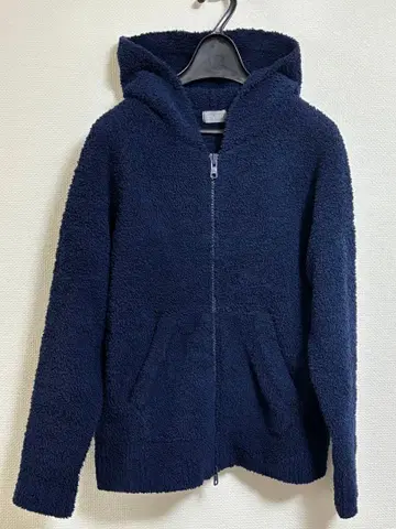 매킨토시 철학 보아 지퍼 후드티 네이비 M