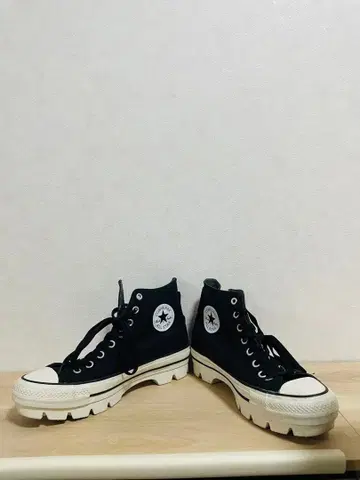CONVERSE 올스타 블랙 통굽 스니커즈