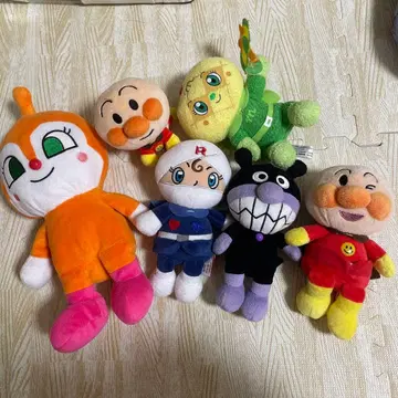 호빵맨 봉제 인형 6체 세트