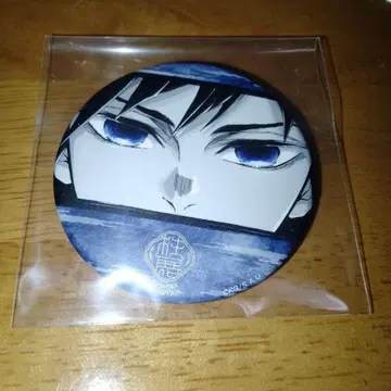 귀멸의 칼날 기둥 전시회 토미오카 기유 매트 캔뱃지 업 눈가 기둥 백경