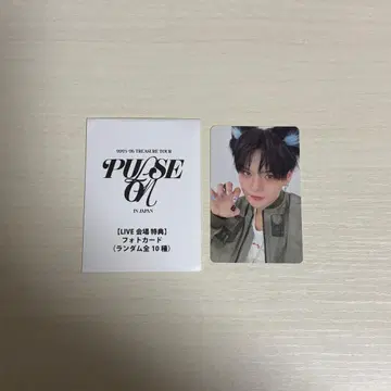 TREASURE 회장 한정 8000엔 트레이딩 카드 요시