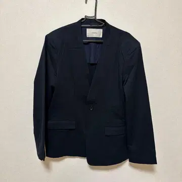 미사용 새상품 TODAYFUL 네이비 노카라 자켓