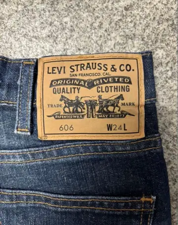 LVC 606 talon 42 zipper W24 뛰어난 인디고 색빠짐